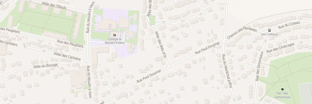 Plan du 33 Rue Paul Doumer à Thorigny-sur-Marne