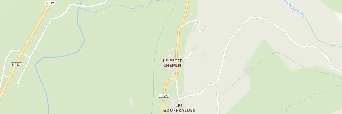 Plan du 1 Le Petit Chemin à Saint-Jacques-des-Blats