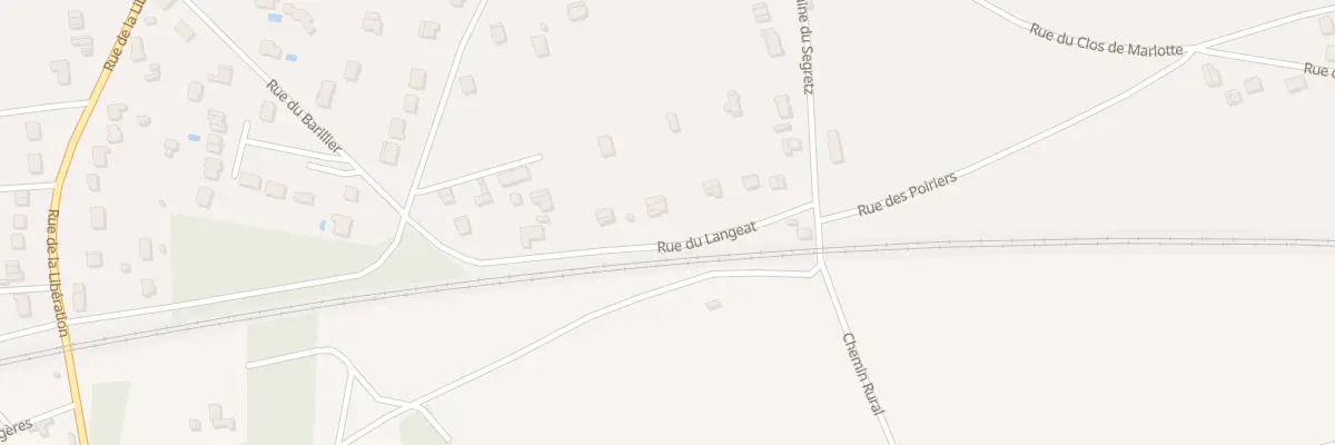 Plan du 3 Rue de Langeat à Bourron-Marlotte