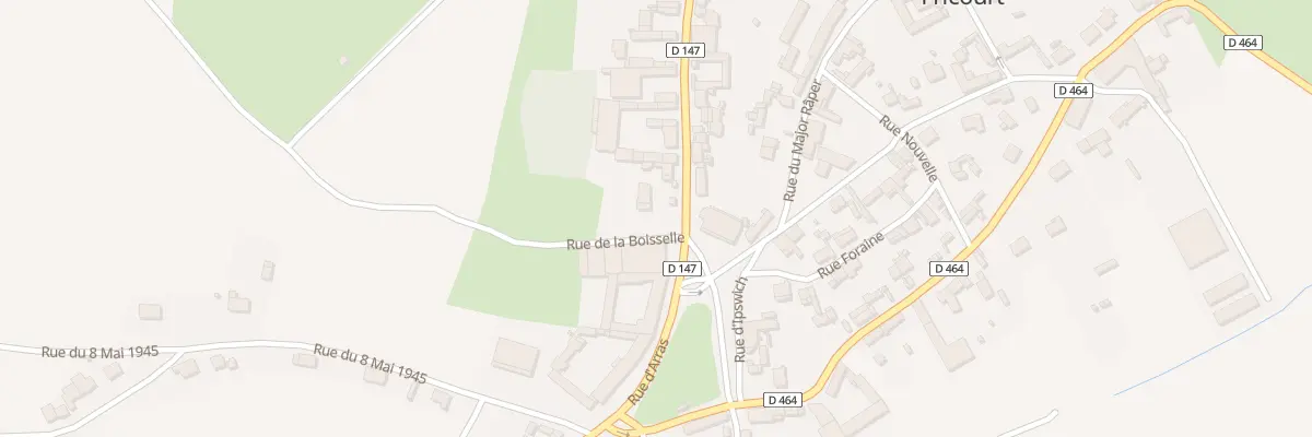 Plan du 11 Rue d’Arras à Fricourt