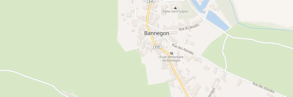 Plan du 10 Pl Saint Georges à Bannegon