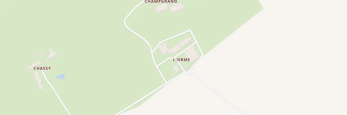 Plan du 1 L’Orme à Blet
