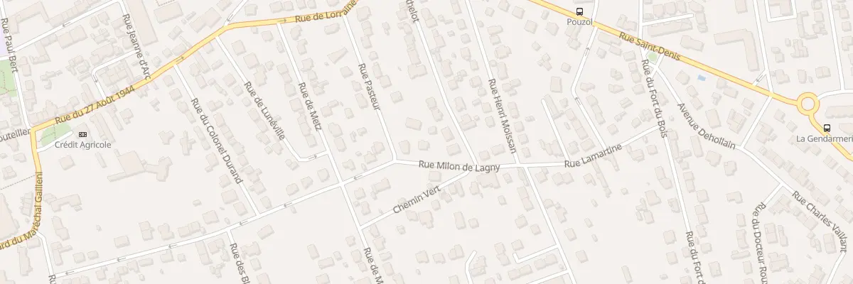 Plan du 6 Rue Milon de Lagny à Lagny-sur-Marne