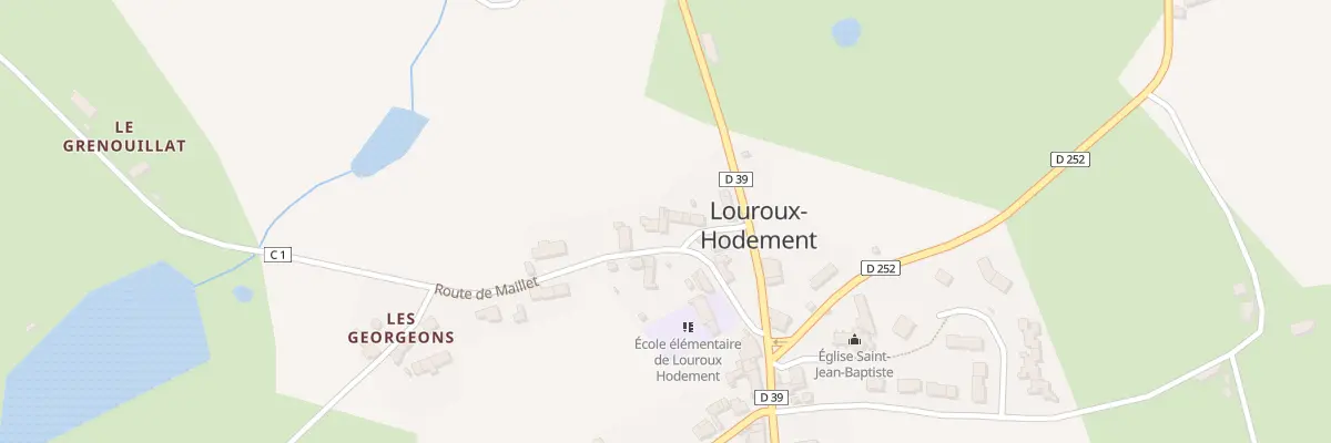 Plan du 6 Rte de Maillet à Haut-Bocage