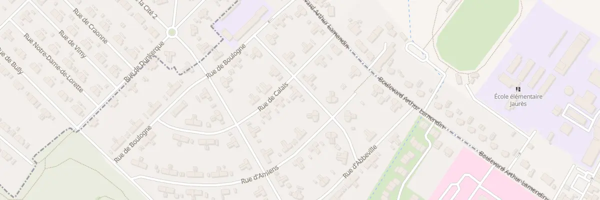 Plan du 7 Rue de Frévent à Bully-les-Mines