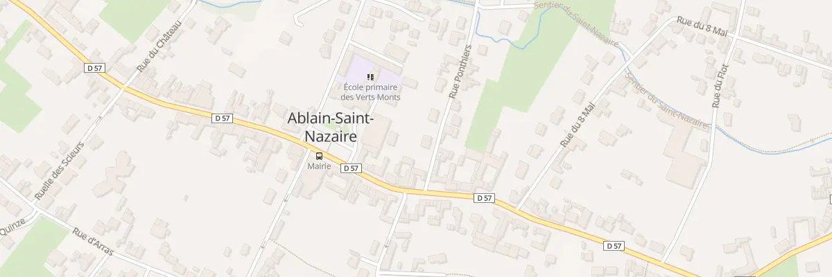 Plan du 64 Rue Marcel Lancino à Ablain-Saint-Nazaire