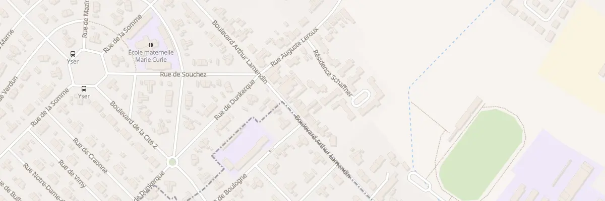 Plan du 39 Bd Arthur Lamendin à Mazingarbe