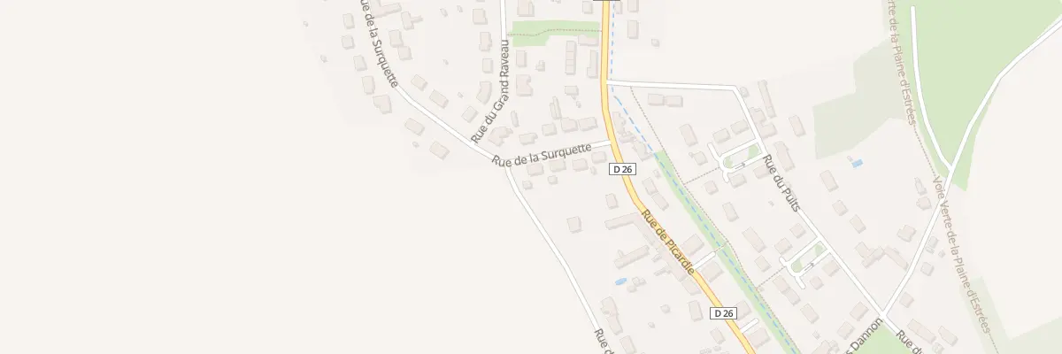 Plan du 75 Rue de la Surquette à Longueil-Sainte-Marie