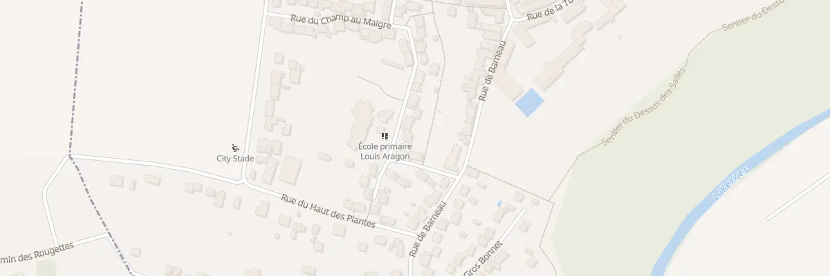 Plan du 6 Rue du Champ au Maigre à Solers