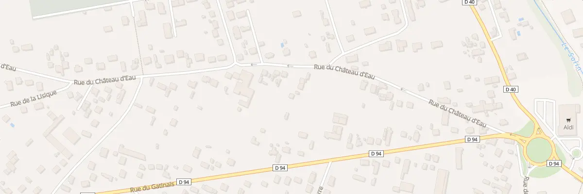 Plan du 33 Rue du Château d’Eau à Châlette-sur-Loing