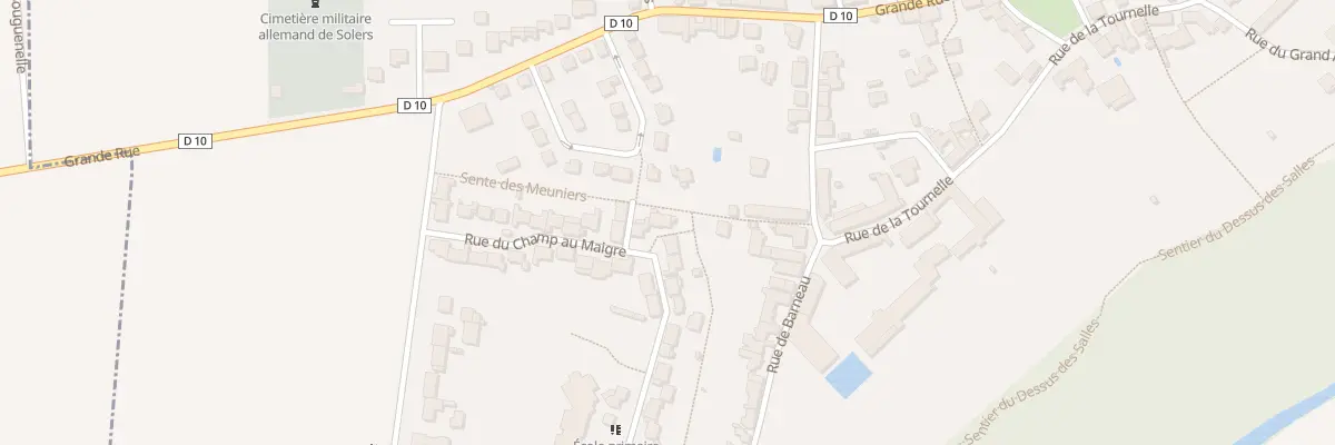 Plan du 28 Rue du Champ au Maigre à Solers