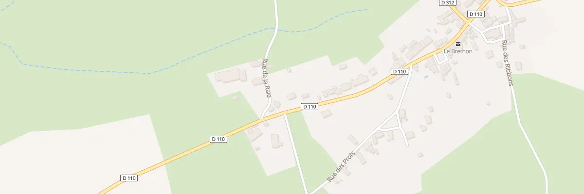 Plan du 12 Rte de Vallon au Brethon
