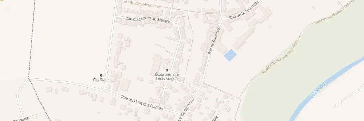 Plan du 10 Rue du Champ au Maigre à Solers