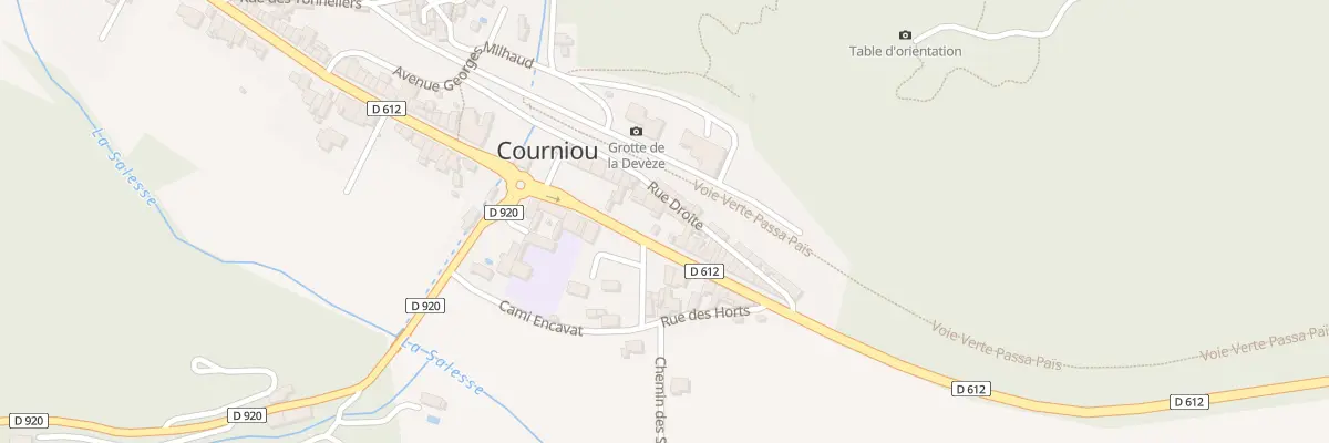Plan du 5325 Le Village à Courniou