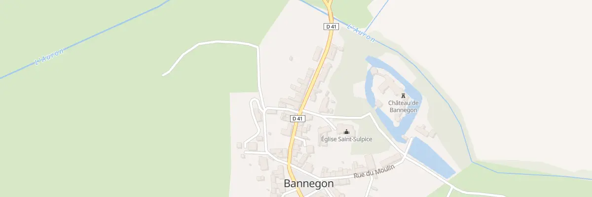 Plan du 11 Rue de l’Ancienne Halle à Bannegon