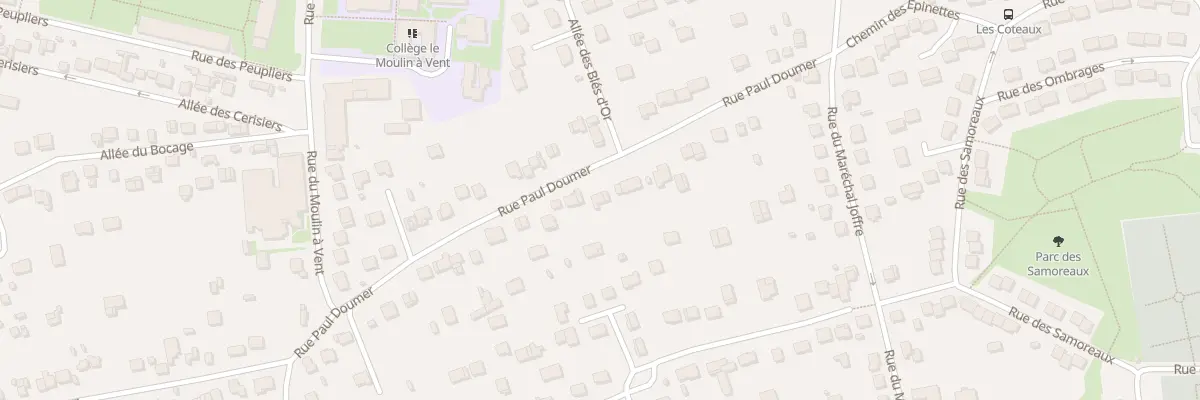 Plan du 36 Rue Paul Doumer à Thorigny-sur-Marne