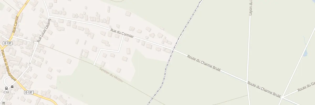 Plan du 30 Rue du Cormier à Bois-le-Roi