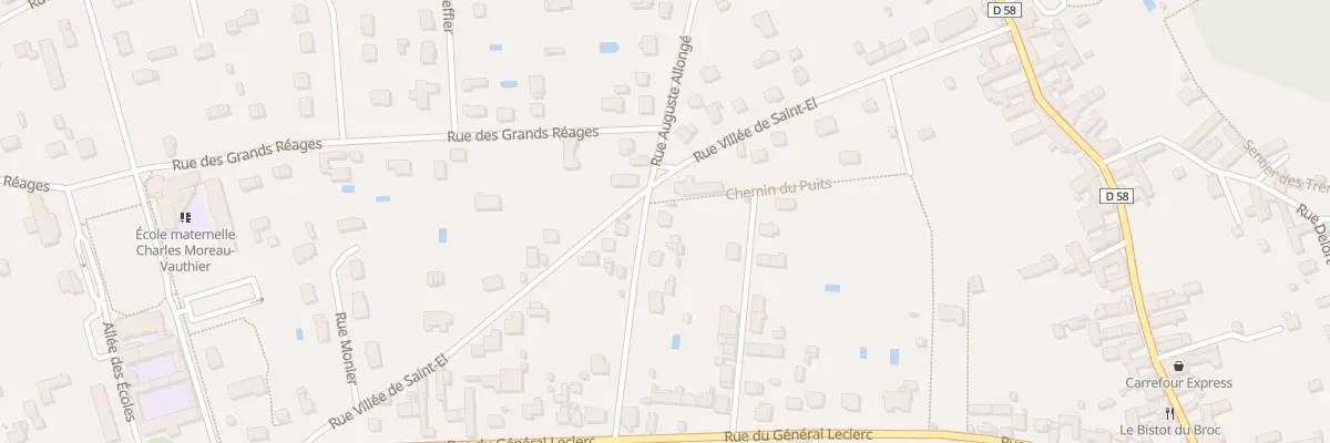 Plan du 6 Rue Auguste Allonge à Bourron-Marlotte