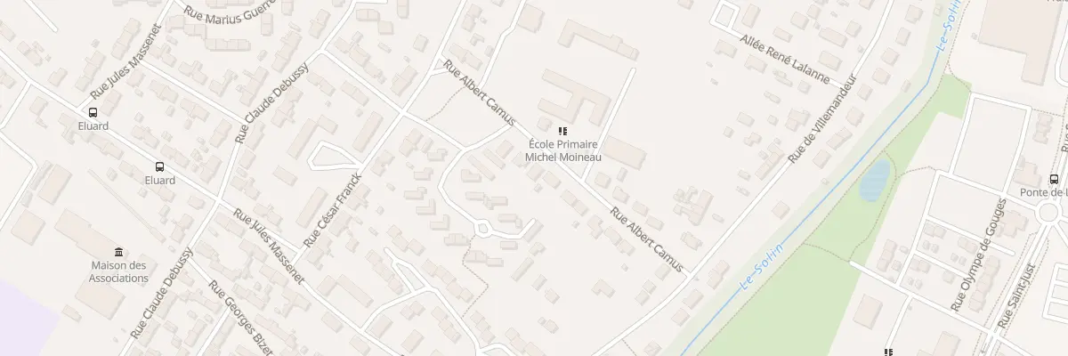 Plan du 13 Rue Albert Camus à Châlette-sur-Loing