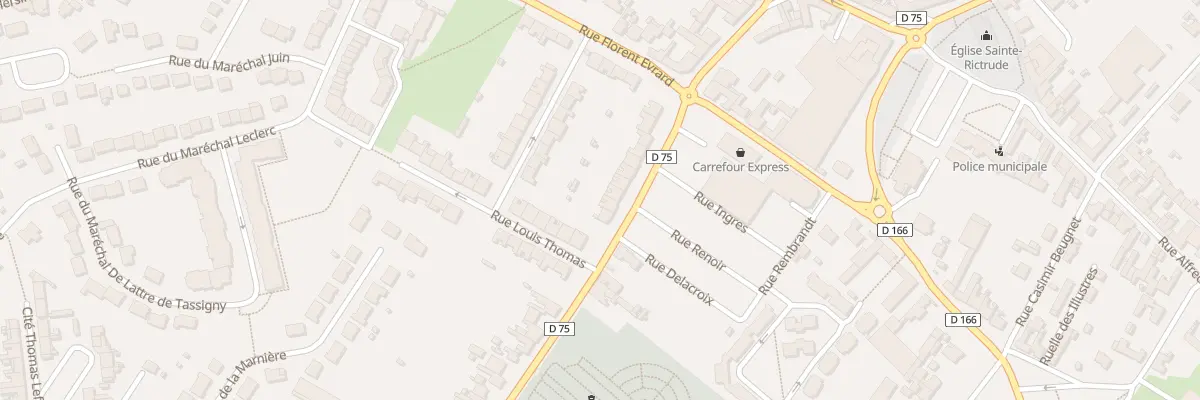Plan du 18 Rue Lamartine à Mazingarbe