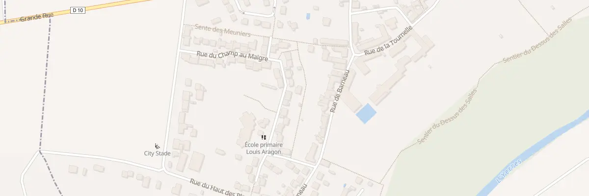 Plan du 16 Rue du Champ au Maigre à Solers