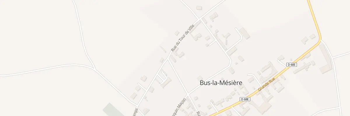 Plan du 20 Rue du Pont à Bus-la-Mésière