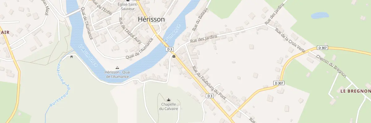 Plan du 7 Rue Daveniere à Hérisson