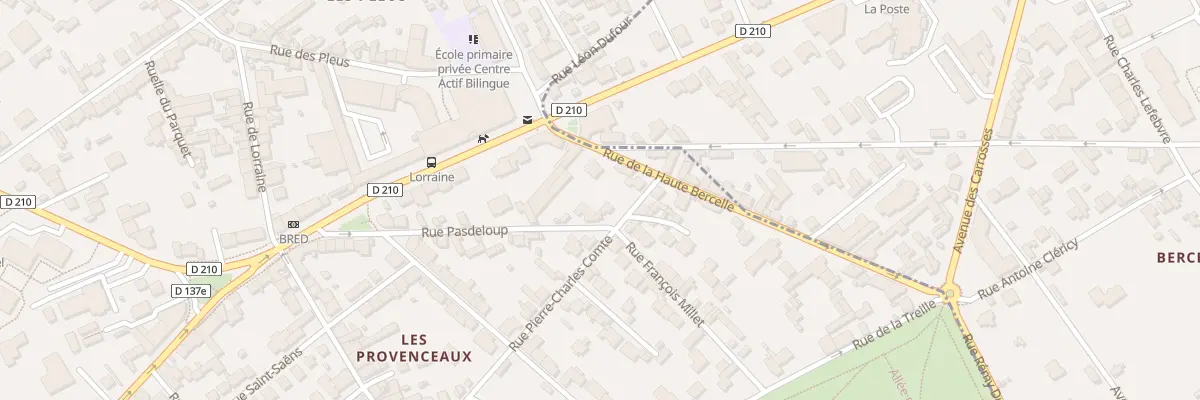 Plan du 17 Rue Pasdeloup à Fontainebleau