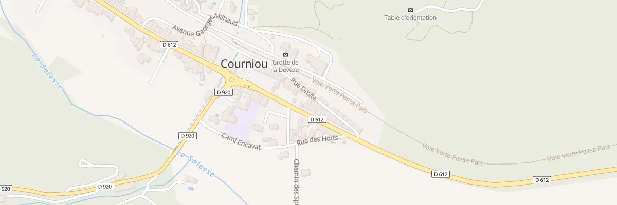 Plan du 77 Av d’Occitanie à Courniou