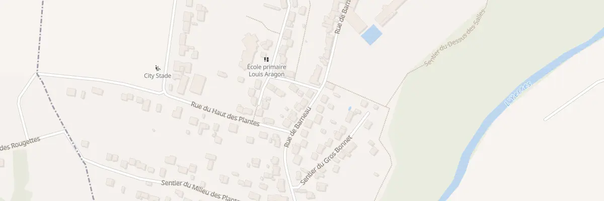 Plan du 34 Rue de Barneau à Solers