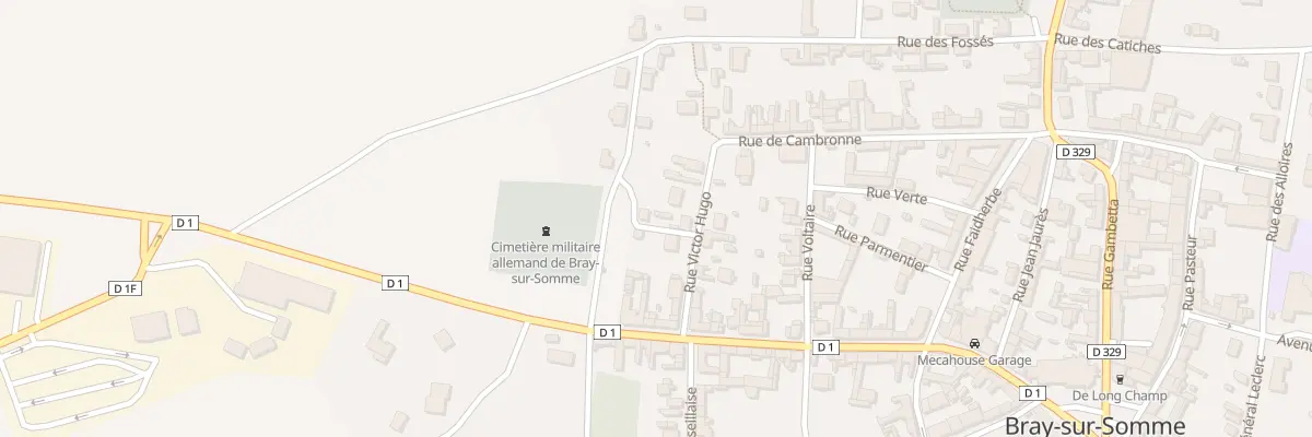 Plan du 2 Rle du Jeu de Paume à Bray-sur-Somme
