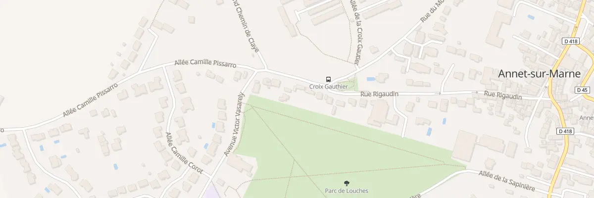 Plan du 57 Rue de Rigaudin à Annet-sur-Marne