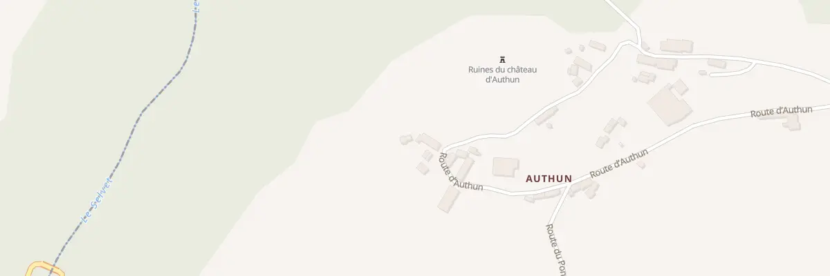 Plan du 5086 Authun à Huparlac