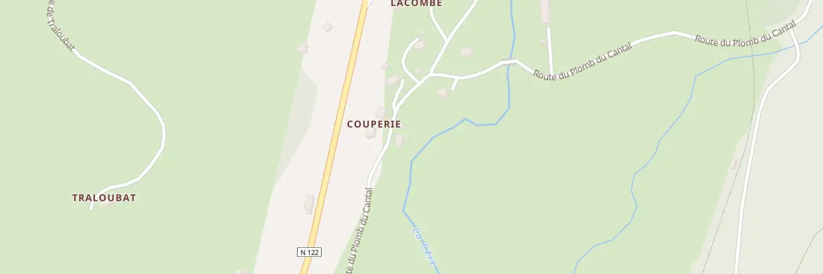Plan du 5132C Les Pradelles Haut à Saint-Jacques-des-Blats