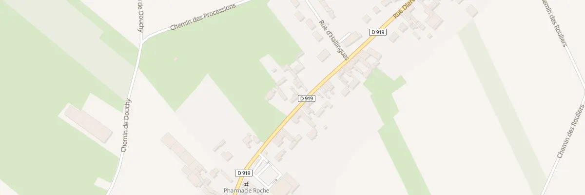 Plan du 93 Rue Dierville à Bucquoy