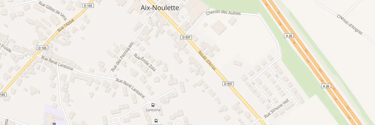 Plan du 37 Rte d’Arras à Aix-Noulette