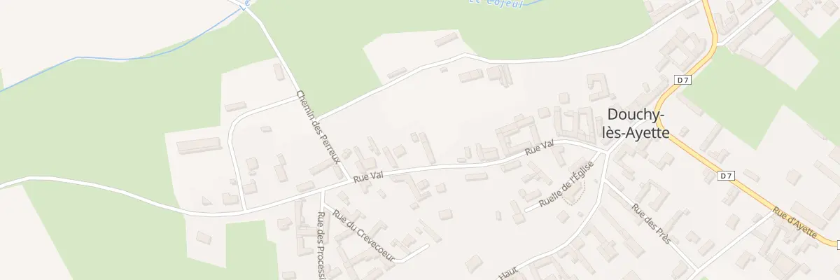 Plan du 21 Rue du Val à Douchy-lès-Ayette