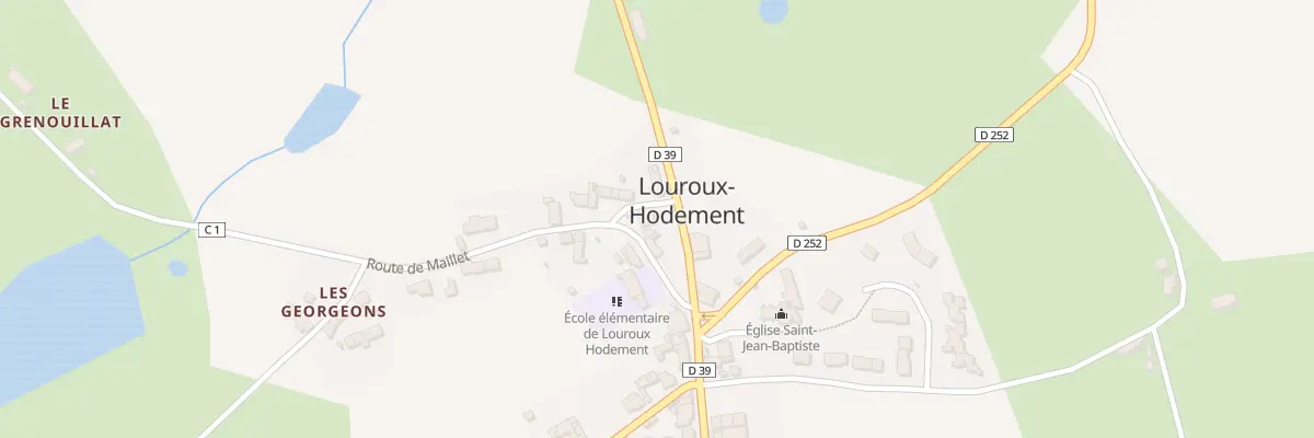 Plan du 4 Rte de Maillet à Haut-Bocage