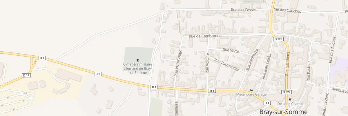 Plan du 3 Rue Victor Hugo à Bray-sur-Somme