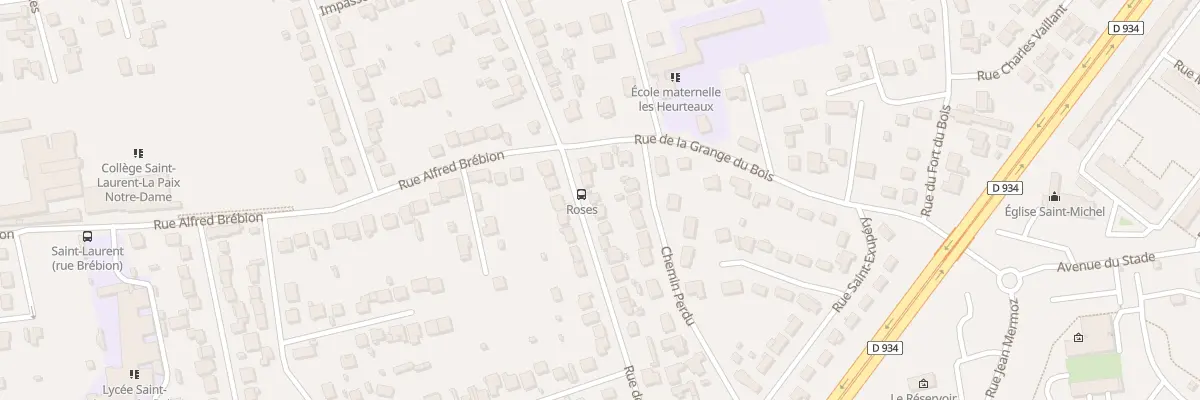 Plan du 5 Rue des Roses à Lagny-sur-Marne