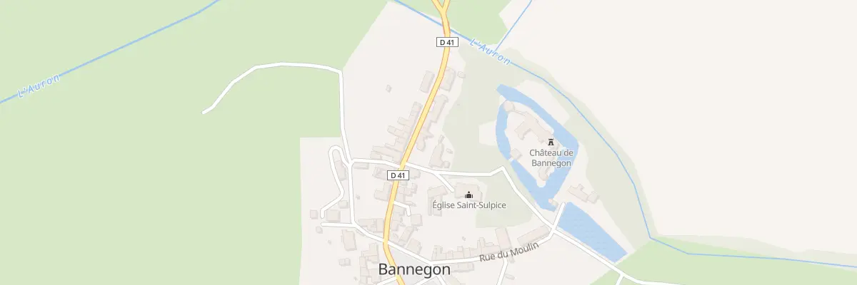 Plan du 8 Rue de l’Ancienne Halle à Bannegon