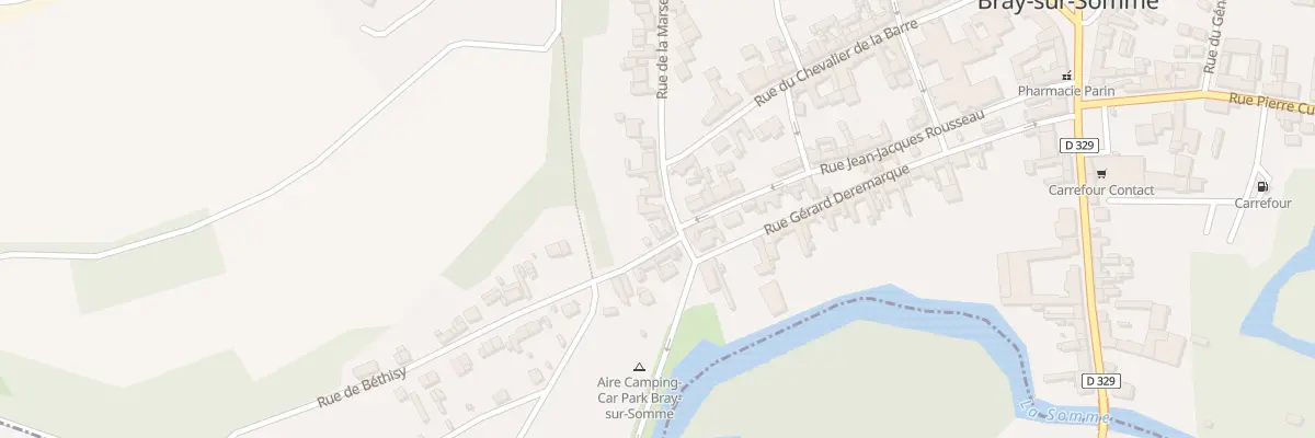 Plan du 28 Rue de la Marseillaise à Bray-sur-Somme