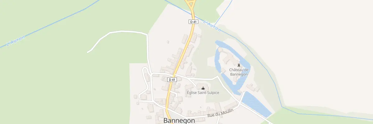 Plan du 10 Rue de l’Ancienne Halle à Bannegon
