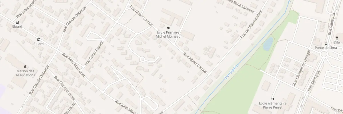 Plan du 7 Rue Albert Camus à Châlette-sur-Loing