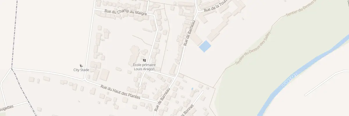 Plan du 28 Rue de Barneau à Solers