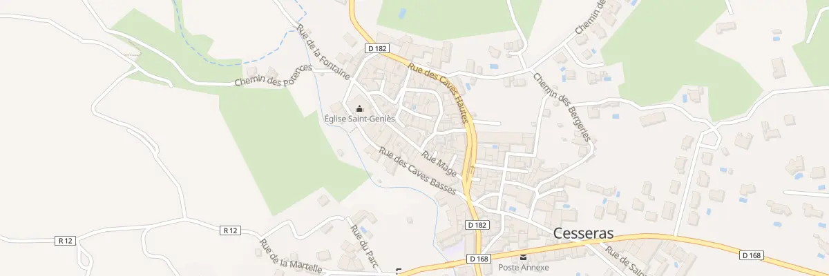 Plan du 5061 Rue Mage à Cesseras