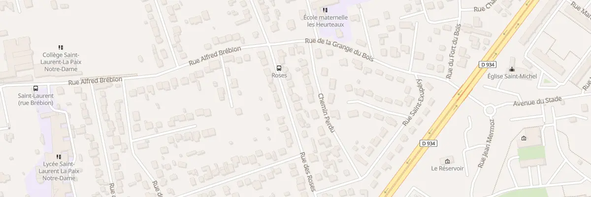 Plan du 11 Rue des Roses à Lagny-sur-Marne