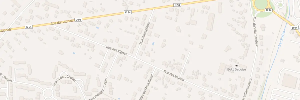 Plan du 42 Rue des Vignes à Châlette-sur-Loing