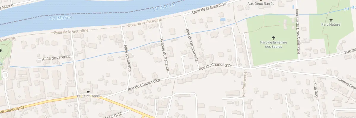 Plan du 44 Rue du Chariot d’Or à Lagny-sur-Marne