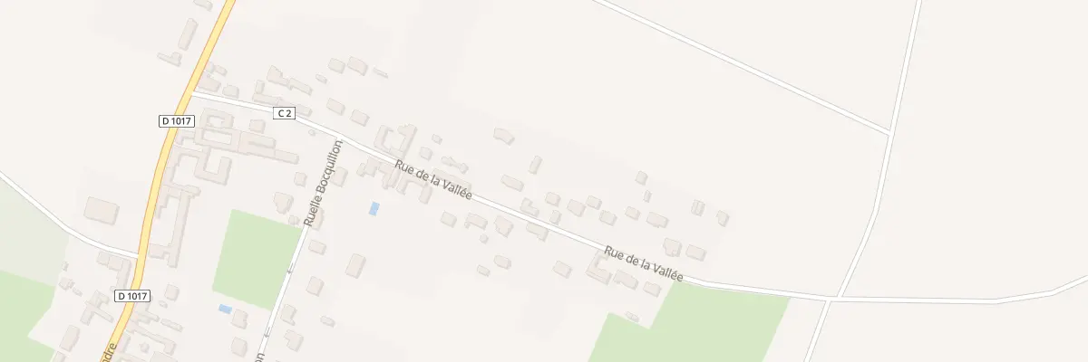 Plan du 25 Rue de la Vallée à Orvillers-Sorel
